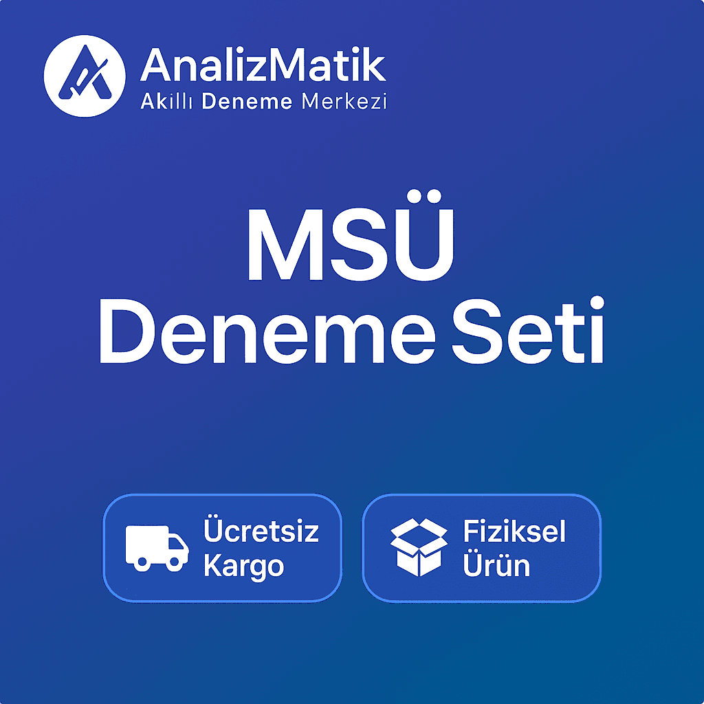 Msü Deneme Seti 5'li